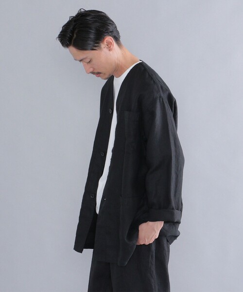 「SHIPS Days」 デニムジャケット MEDIUM ネイビー メンズ_画像4