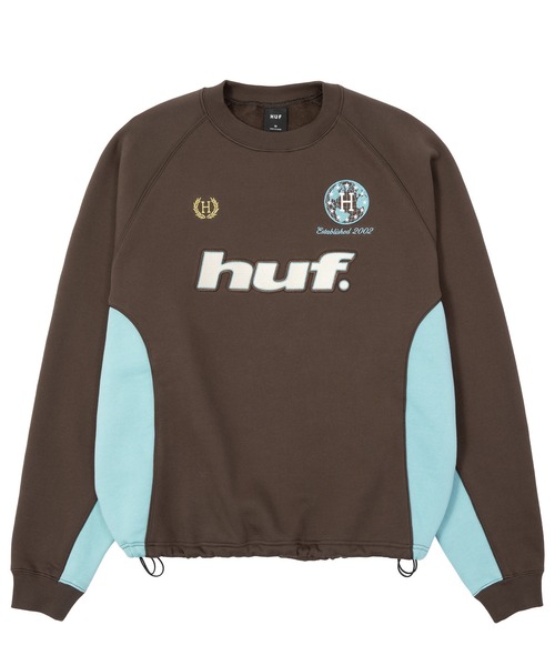 HUF トレーナー スウェット LUX DRAWCORD CREW メンズ レディース