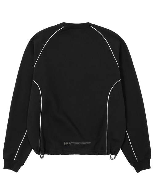 HUF（ハフ） トレーナー スウェット LUX DRAWCORD CREW メンズ