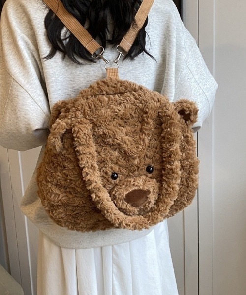 pyornim（ピョルニム） トートバッグ 「マルチWAY」くまさん リュック