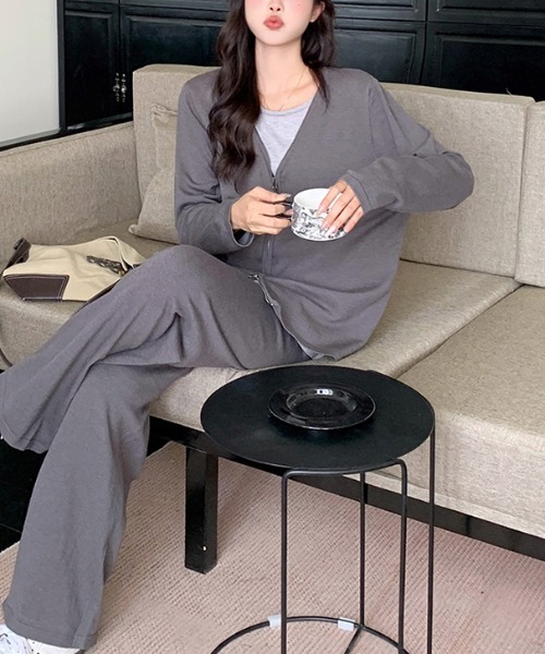 Aelina セットアップ ニットセットアップ レディース : ZOZOTOWN Yahoo