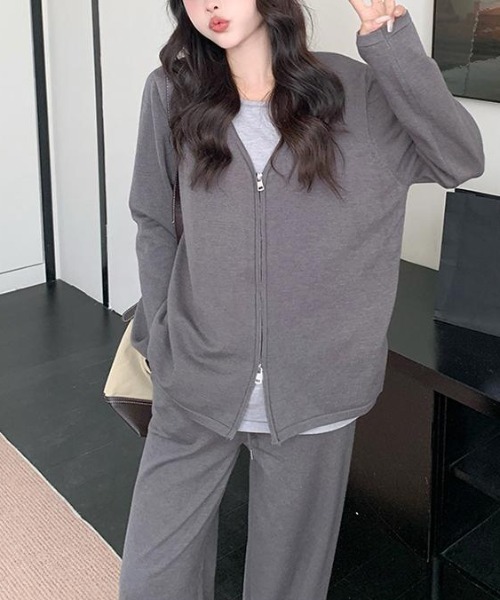 Aelina セットアップ ニットセットアップ レディース : ZOZOTOWN Yahoo