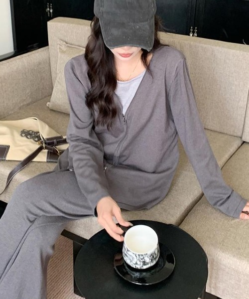 Aelina セットアップ ニットセットアップ レディース : ZOZOTOWN Yahoo