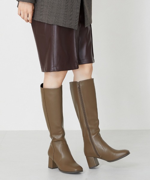 ORiental TRaffic（オリエンタルトラフィック） ブーツ 美脚 スクエア