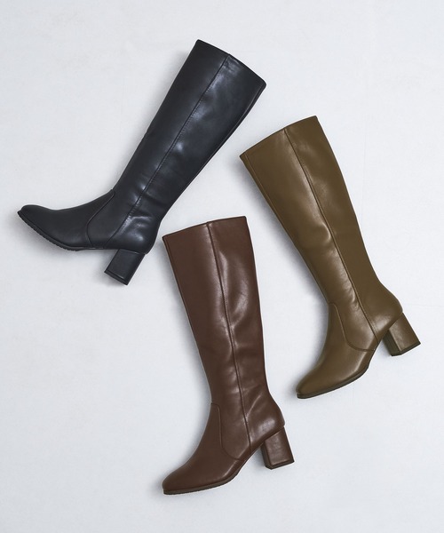 ORiental TRaffic（オリエンタルトラフィック） ブーツ 美脚 スクエア