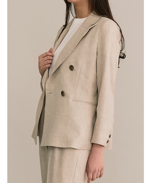 「TONAL」 ジャケット 38 ブラウン レディース_画像5