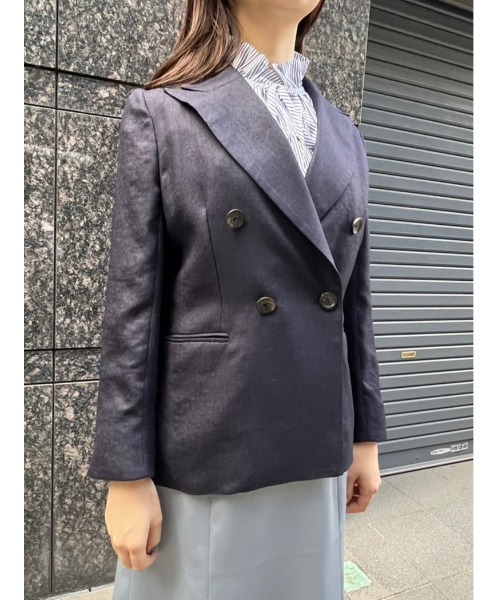 「TONAL」 ジャケット 38 ブラウン レディース_画像8