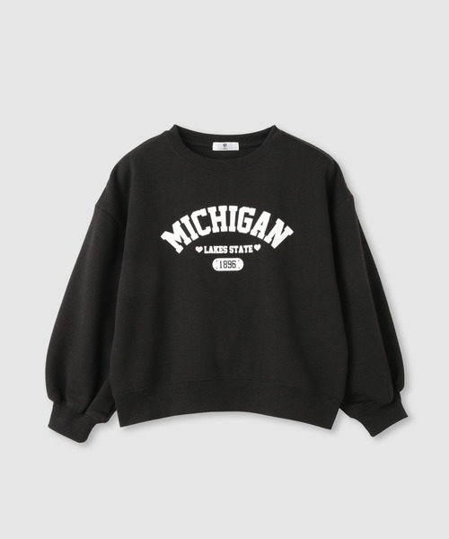 トレーナー T-GRAPHICS 裏起毛 クルーネック プリント スウェット