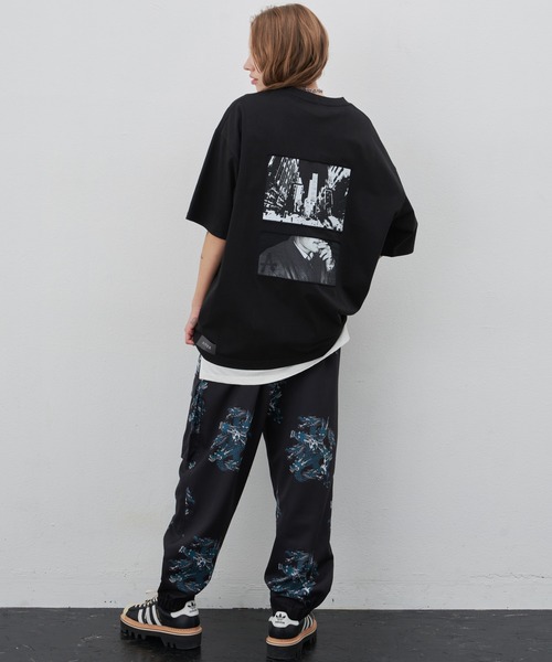 「AIVER」 半袖Tシャツ MEDIUM チャコールグレー メンズ_画像2