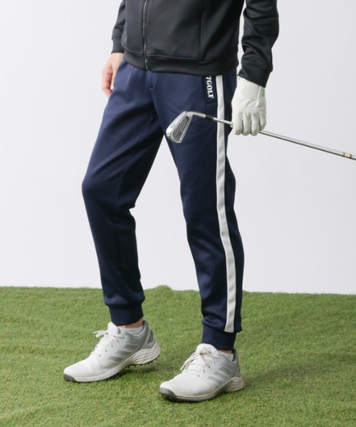STELLA77GOLF パンツ ライン入りゴルフジョガーパンツ メンズ