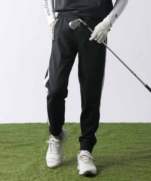 STELLA77GOLF パンツ ライン入りゴルフジョガーパンツ メンズ