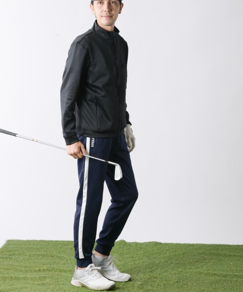 STELLA77GOLF パンツ ライン入りゴルフジョガーパンツ メンズ