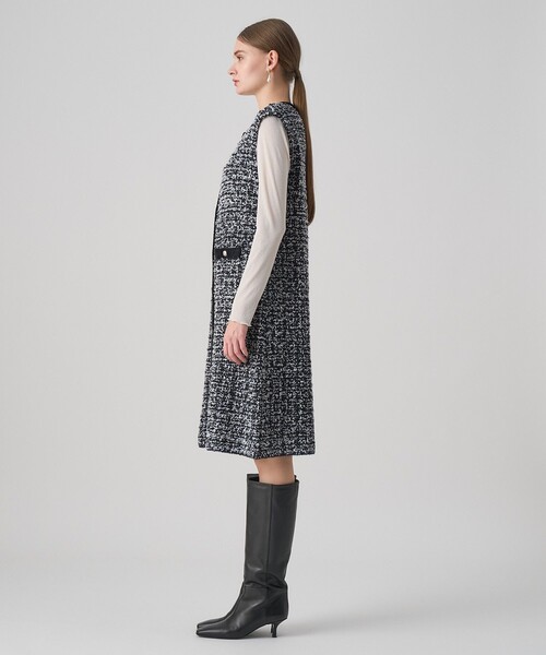 ANAYI（アナイ） ワンピース モールツイードワンピース : ZOZOTOWN