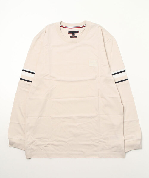 TOMMY 「TOMMY」 長袖Tシャツ X-LARGE ベージュ メンズ : ZOZOTOWN