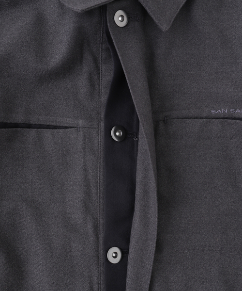 サンサンギア SANSANGEAR BLACK ブルゾン アウター tech sansangear サンサンギアナイロンジャケット