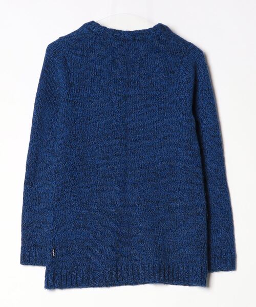 X-girl（エックスガール） 長袖ニット 1 ブルー レディース : ZOZOTOWN