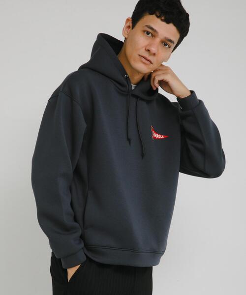 URBAN RESEARCH Sonny Label パーカー カレッジプリントダンボール