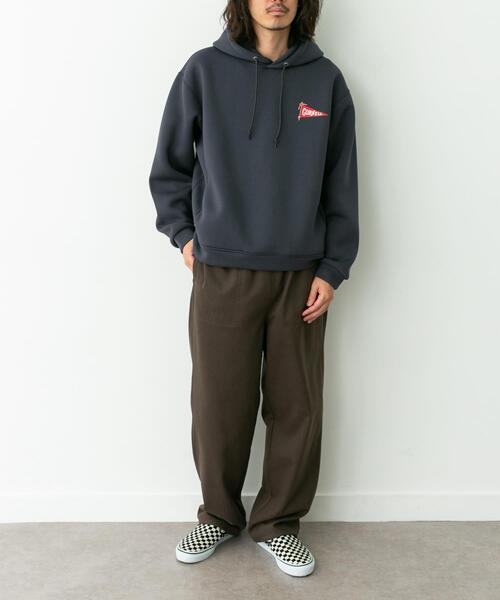 URBAN RESEARCH Sonny Label パーカー カレッジプリントダンボール