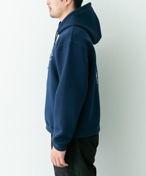 URBAN RESEARCH Sonny Label パーカー カレッジプリントダンボール