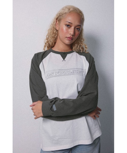 ALEXIA STAM（アリシアスタン） tシャツ Wellness Raglan Sleeve Tee