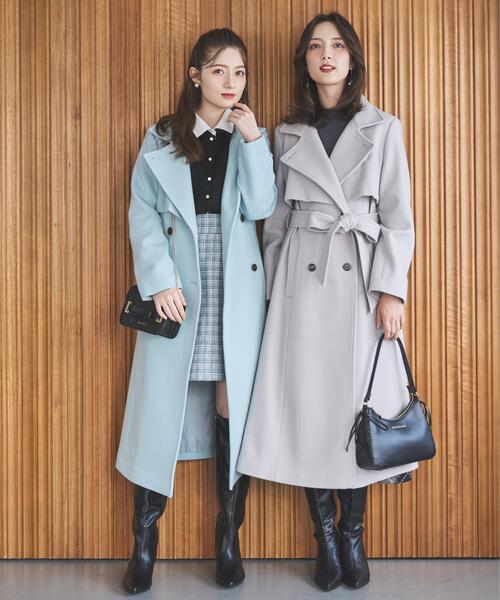 SWINGLE（スウィングル） ステンカラーコート コート ウールスタンド