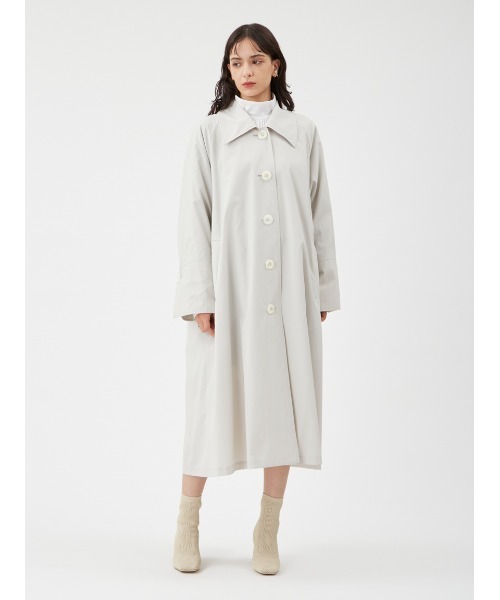 [FRAY I.D] пальто с отложным воротником 1 белый женский 