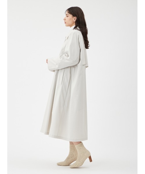 [FRAY I.D] пальто с отложным воротником 1 белый женский 
