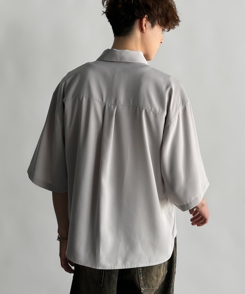 「Classical Origin」 半袖シャツ LARGE ライトグレー メンズ_画像9