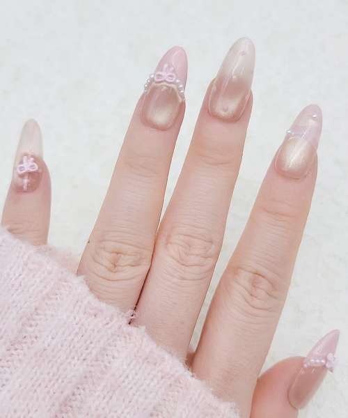 Lace Ladies（レースレディース） ネイルチップ ネイルシール パール