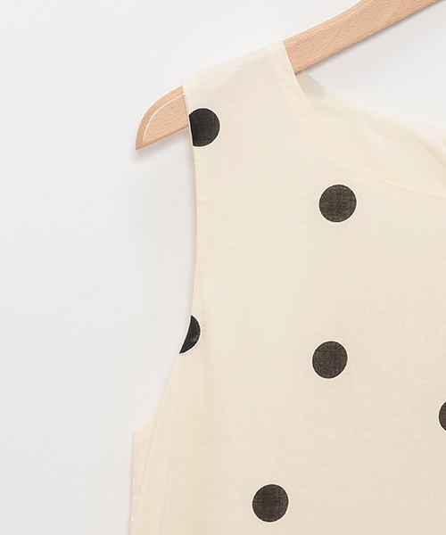 「petit main LIEN」 ノースリーブワンピース FREE ブラック レディース_画像6