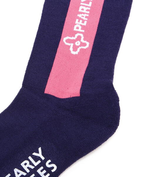 PEARLY GATES（パーリーゲイツ） 靴下 「PEARLY GATES」ロゴライン