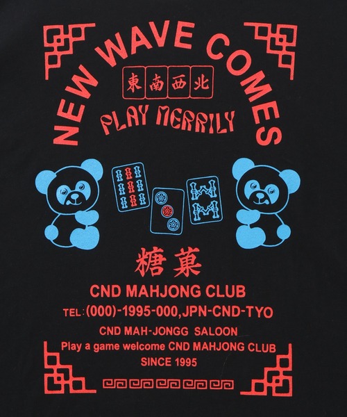 「Candy Stripper」 半袖Tシャツ 2 ブラック レディース_画像2