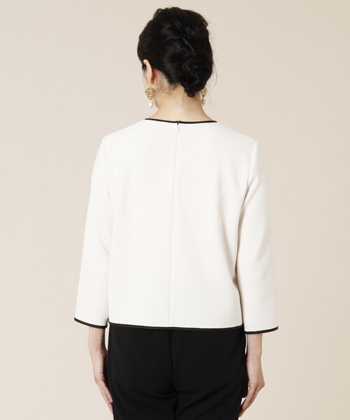 「TIARA」 7分袖カットソー FREE アイボリー レディース_画像8