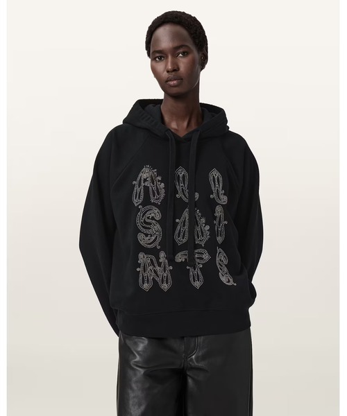 ALLSAINTS（オールセインツ） パーカー ELLA OVERSIZED TALON HOODIE