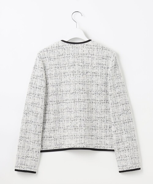 ANY SIS（エニィスィス） ジャケット ノーカラージャケット ネップ