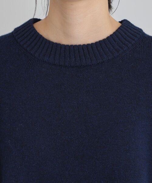 THE SHOP TK ニット セーター インしないで着られる カラーブロック