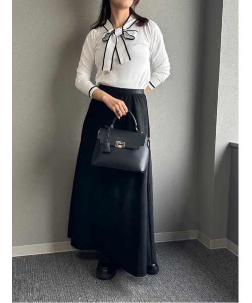 fifth（フィフス） ニット セーター 配色ボウタイニットトップス