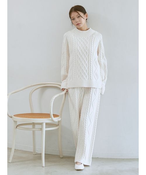 gelato pique（ジェラートピケ） パジャマ ルームウェア スフレアラン