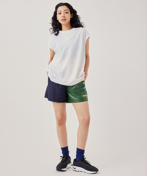 「NERGY」 半袖Tシャツ FREE ライトグレー レディース_画像4