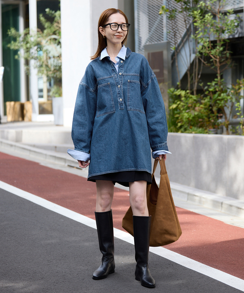 SLOBE IENA（スローブイエナ） ブラウス シャツ LE DENIM フィールド