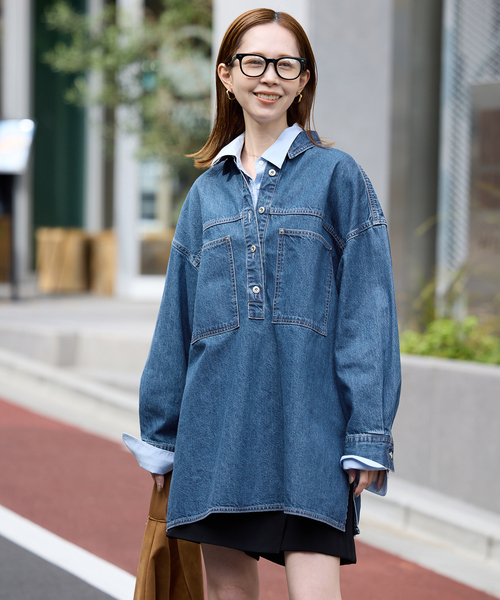 SLOBE IENA（スローブイエナ） ブラウス シャツ LE DENIM フィールド