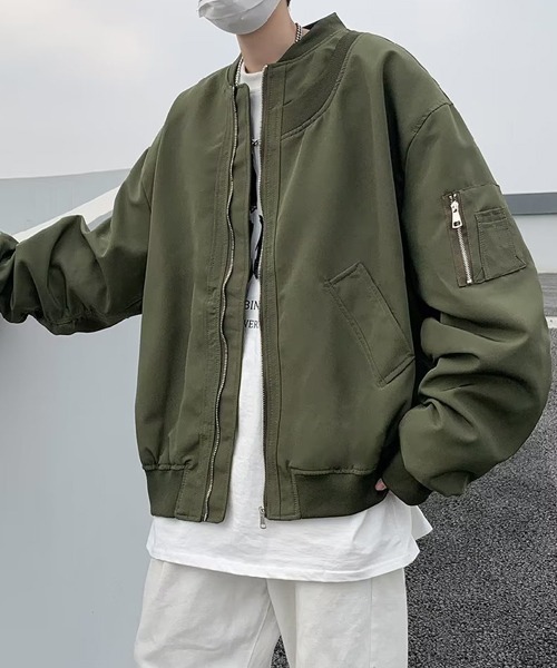 Ressaca（レサーカ） ma1 ma-1 オーバーサイズMA-1ブルゾン メンズ