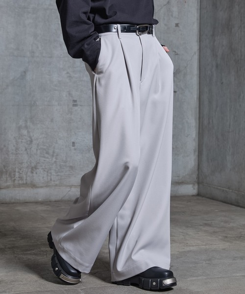 SERACE ワイドパンツ スラックス メンズ レディース : ZOZOTOWN Yahoo