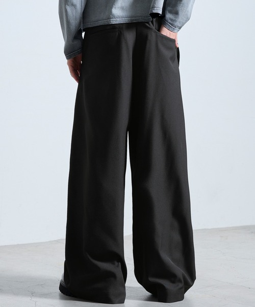 SERACE ワイドパンツ スラックス 「SERACE」One tuck drape wide