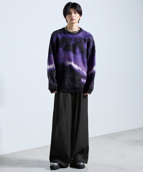 SERACE ワイドパンツ スラックス 「SERACE」One tuck drape wide