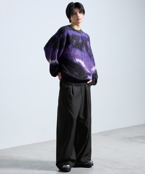SERACE ワイドパンツ スラックス 「SERACE」One tuck drape wide