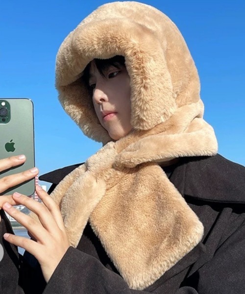NOWLE（ノウル） マフラー 「NOWLE」2WAY もこもこ フェイクファー