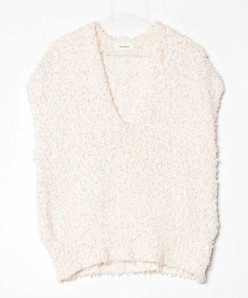 FENDI◇ニットベスト(厚手)/36/コットン/BRW/FZX500 FENDI