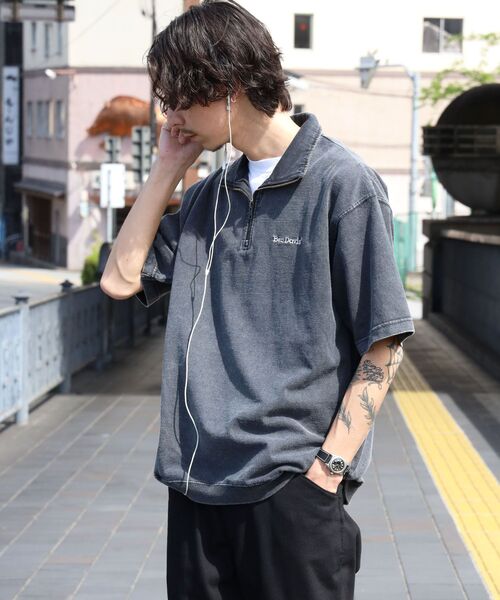 BEN DAVIS（ベンデイビス） tシャツ 「」VNTG 1/4 TOP / ハーフジップ