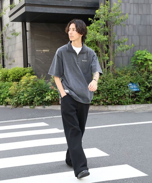BEN DAVIS（ベンデイビス） tシャツ 「」VNTG 1/4 TOP / ハーフジップ